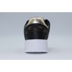 Guess Delove Γυναικεία Sneakers Μαύρα, Χρυσά, Λευκά