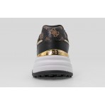 Guess Fonzi Laminated-Insert Sneakers (FLTFONFAB12 BLACK)