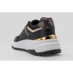 Guess Fonzi Laminated-Insert Sneakers (FLTFONFAB12 BLACK)
