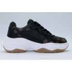 Guess Hapyy 4G Logo Sneakers (FLTHPYFAL12 BLKBR)