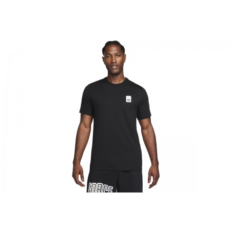 Nike Starting 5 Ανδρικό Κοντομάνικο T-Shirt Μαύρο (FN0803 010)
