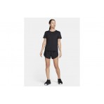 Nike One Classic Dri-FIT Γυναικείο Κοντομάνικο T-Shirt Μαύρο