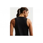 Nike One Classic Dri-FIT Γυναικεία Αμάνικη Μπλούζα Μαύρη