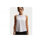 Nike One Classic Dri-FIT Γυναικεία Αμάνικη Μπλούζα Λευκή