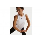 Nike One Classic Dri-FIT Γυναικεία Αμάνικη Μπλούζα Λευκή