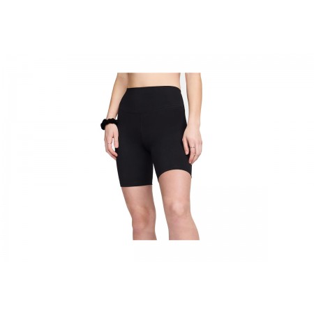 Nike One High Waist Γυναικείο Biker Σορτς Κολάν Μαύρο