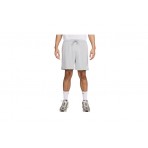 Nike Club Flow Mesh Ανδρική Αθλητική Βερμούδα Γκρι Ανοιχτή