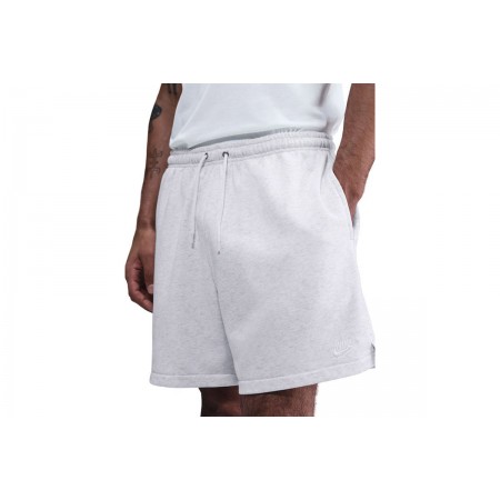 Nike Club French Terry Ανδρικό Αθλητικό Σορτς Γκρι Ανοιχτό