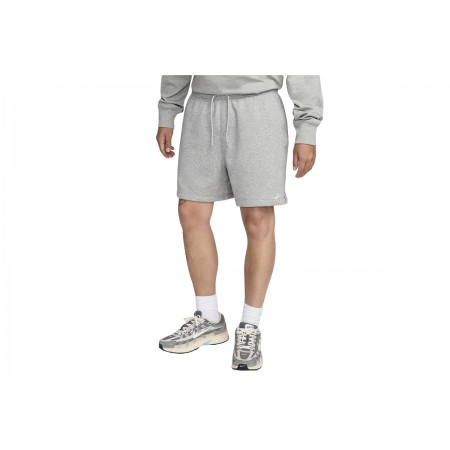 Nike Club French Terry Ανδρική Αθλητική Βερμούδα Γκρι