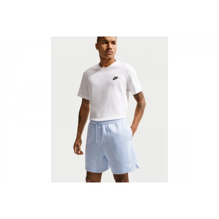 Nike Club French Terry Flow Ανδρικό Αθλητικό Σορτς Γαλάζιο