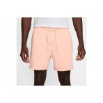 Nike Club French Terry Ανδρική Αθλητική Βερμούδα Σομόν