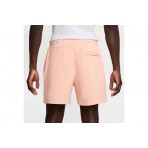 Nike Club French Terry Ανδρική Αθλητική Βερμούδα Σομόν