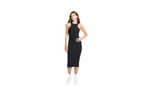 Nike Sportswear Chill Rib Φόρεμα Midi Γυναικείο (FN3679 010)