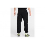 Nike Club Fleece Ανδρικό Παντελόνι Φόρμας Μαύρο