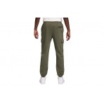 Nike Club Fleece Cargo Παντελόνι Φόρμας Ανδρικό (FN3805 222)