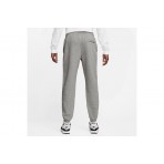 Nike Club Cuffed Brushed Fleece Ανδρικό Παντελόνι Φόρμας Γκρι