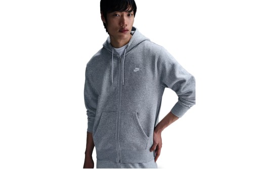 Nike Club Fleece Ζακέτα Βαμβακερή Ανδρική (FN3861 063)