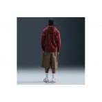 Nike Club Fleece Ανδρική Ζακέτα Με Κουκούλα Μπορντό