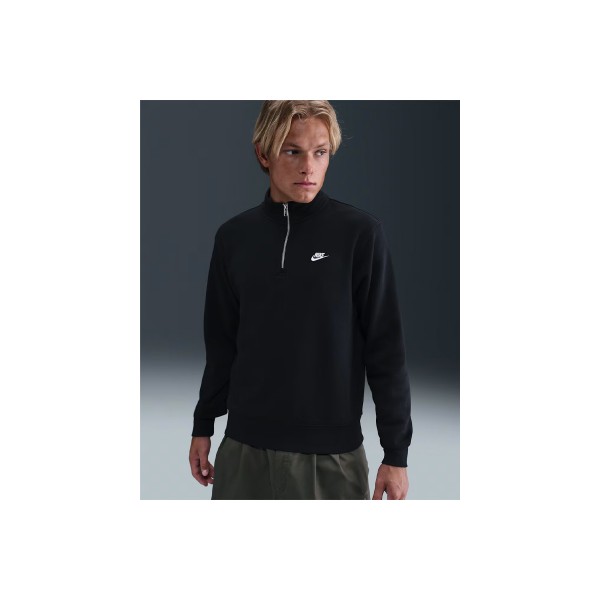 Nike Sportswear Club Fleece Μπλούζα Με Φερμουάρ Ανδρική (FN3864 010)