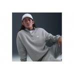 Nike Sportswear Club Fleece Ανδρική Μακρυμάνικη Μπλούζα Γκρι