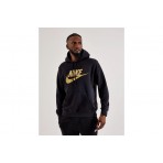 Nike Sportswear Club Fleece Club Ανδρικό Φούτερ με Κουκούλα Μαύρο