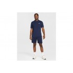 Nike Club Ανδρική Κοντομάνικη Polo Μπλούζα Μπλε Σκούρο