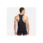 Nike Fast Dri-FIT Ανδρική Αμάνικη Μπλούζα Μαύρη