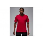 Jordan Sport Dri-FIT Ανδρικό Κοντομάνικο T-Shirt Κόκκινο