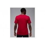 Jordan Sport Dri-FIT Ανδρικό Κοντομάνικο T-Shirt Κόκκινο