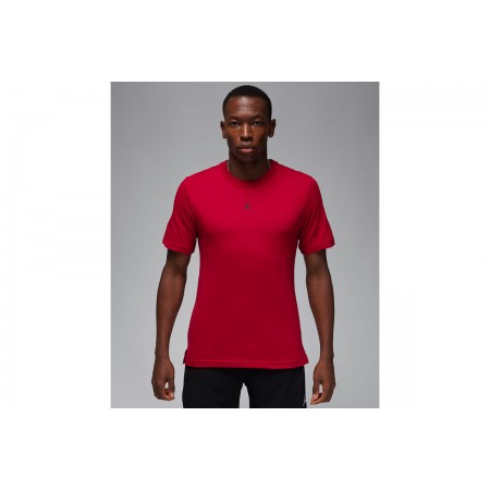 Jordan Sport Dri-FIT Ανδρικό Κοντομάνικο T-Shirt Κόκκινο