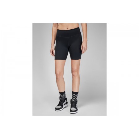 Jordan Sport High-Waisted Γυναικείο Κοντό Κολάν Μαύρο