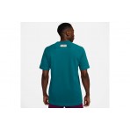 Nike Paris Saint-Germain Travel Ανδρικό Κοντομάνικο T-Shirt Πετρόλ