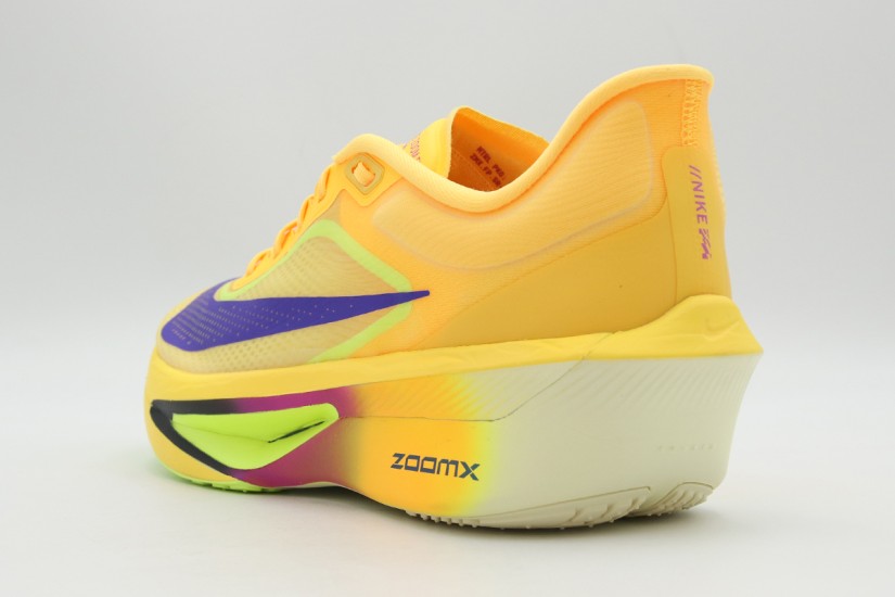 Nike Zoom Fly 6 Ανδρικά Αθλητικά Παπούτσια για Τρέξιμο Κίτρινα, Ίντιγκο, Μωβ, Φυτρί