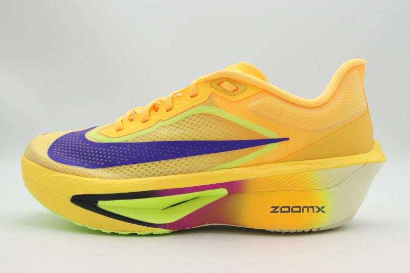 Nike Zoom Fly 6 Ανδρικά Αθλητικά Παπούτσια για Τρέξιμο Κίτρινα, Ίντιγκο, Μωβ, Φυτρί
