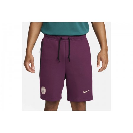 Nike Sportswear Tech Fleece Paris Saint Germain Αθλητική Βερμούδα