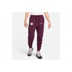 Nike Paris Saint-Germain Tech Fleece Ανδρικό Παντελόνι Φόρμας Βυσσινί
