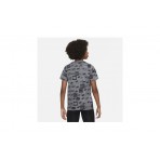 Nike Παιδικό Κοντομάνικο T-Shirt Γκρι, Μαύρο, Λευκό