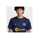 Nike Barcelona Pre-Match Home 24-25 Φανέλα Μπλε Σκούρο, Χρυσή