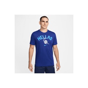 Nike Ανδρικό Μπασκετικό T-Shirt Εθνικής Ελλάδας (FQ3670 455)