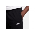 Nike Club Ανδρικό Παντελόνι Φόρμας Μαύρο
