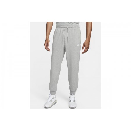 Nike Club Ανδρικό Παντελόνι Φόρμας Γκρι