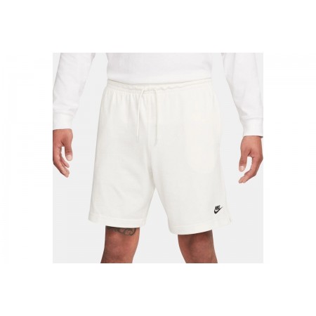 Nike Club Knit Ανδρική Αθλητική Βερμούδα Εκρού