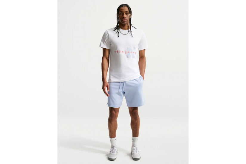 Nike Sportswear Club Knit Ανδρική Αθλητική Βερμούδα Γαλάζια