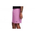 Nike Sportswear Club Knit Ανδρική Αθλητική Βερμούδα Ροζ
