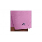 Nike Sportswear Club Knit Ανδρική Αθλητική Βερμούδα Ροζ