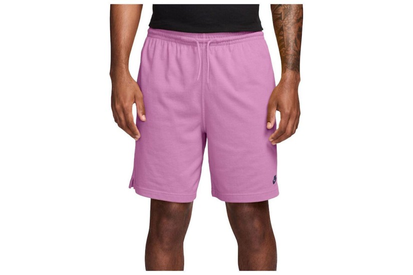 Nike Sportswear Club Knit Ανδρική Αθλητική Βερμούδα Ροζ