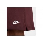 Nike Club Knit Ανδρική Αθλητική Βερμούδα Μπορντό