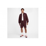 Nike Club Knit Ανδρική Αθλητική Βερμούδα Μπορντό