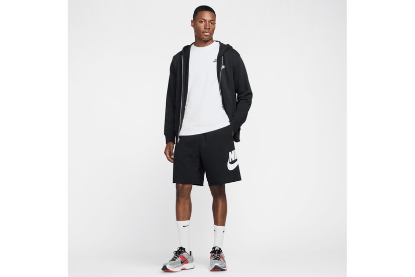 Nike Club Frech Terry Alumni Ανδρική Αθλητική Βερμούδα Μαύρη