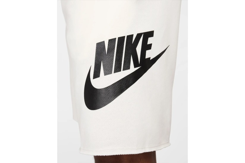 Nike Club Frech Terry Alumni Ανδρική Αθλητική Βερμούδα Εκρού